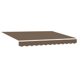 Vidaxl vervangingsdoek voor zonnescherm beige 280 x 245 cm polyester