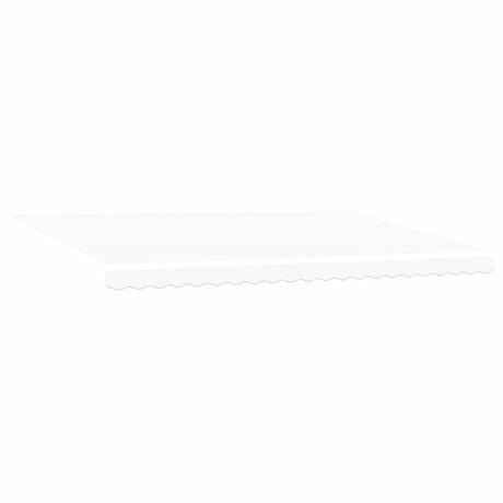 Vidaxl vervangingsdoek voor zonnescherm wit 480 x 345 cm polyester