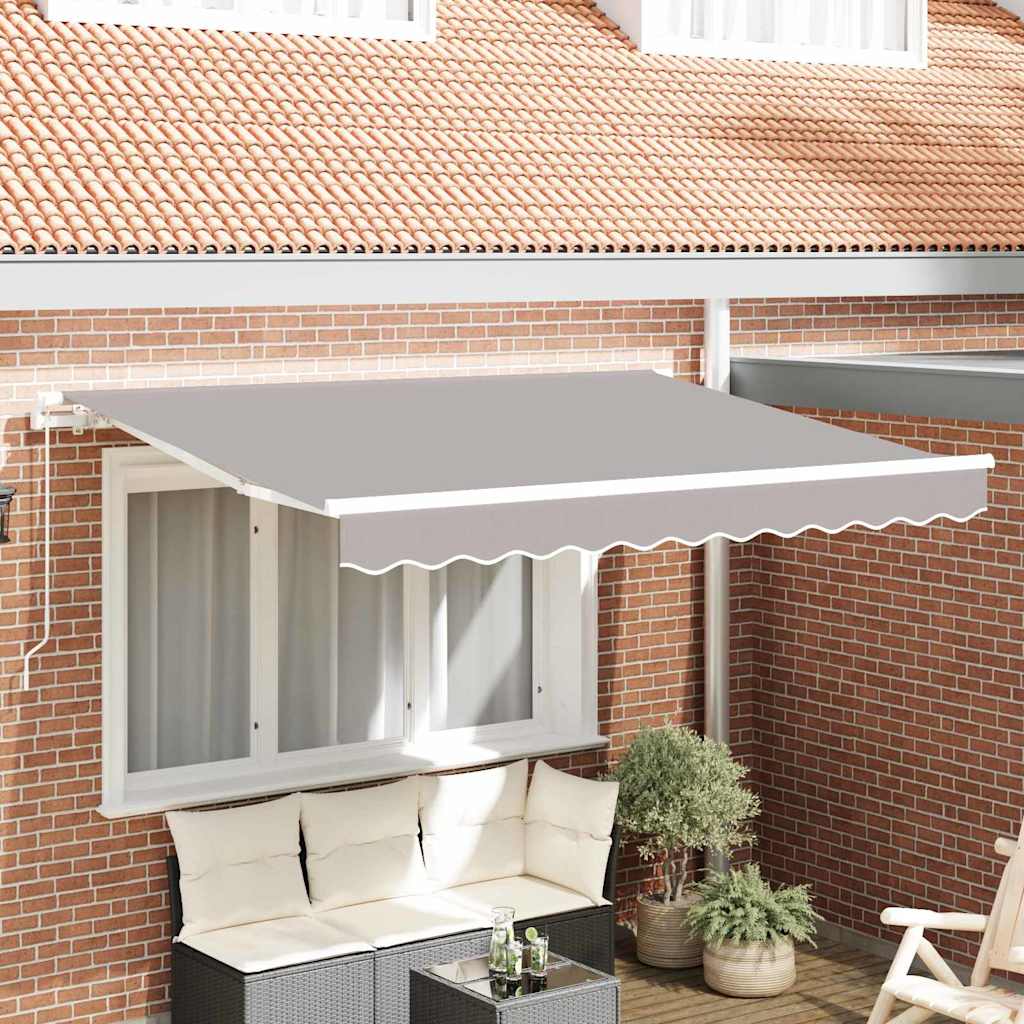 Vidaxl vervangingsdoek voor zonnescherm lichtgrijs 280 x 245 cm