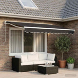 Vidaxl markies valance antraciet 580 x 20 cm canvas