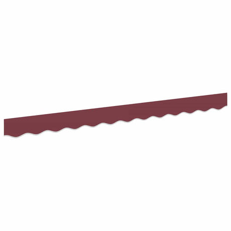 Vidaxl markies valance bordeauxrood 580 x 20 cm canvas