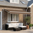 Vidaxl vervangende volant voor 3 m beige polyester