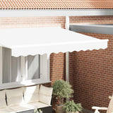Vidaxl vervangende volant voor 2,5 m wit polyester