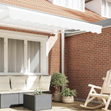 Vidaxl vervangende volant voor 2,5 m wit polyester