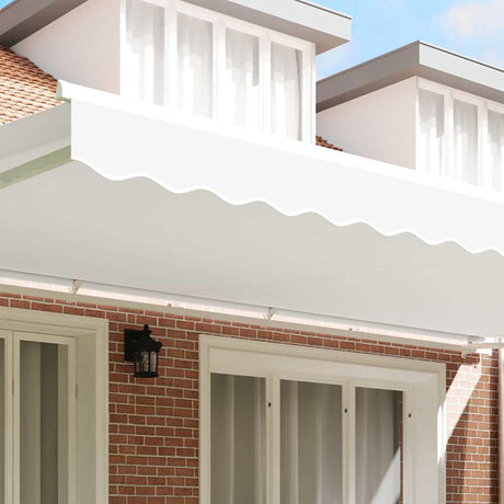 Vidaxl vervangende volant voor 6 m wit polyester