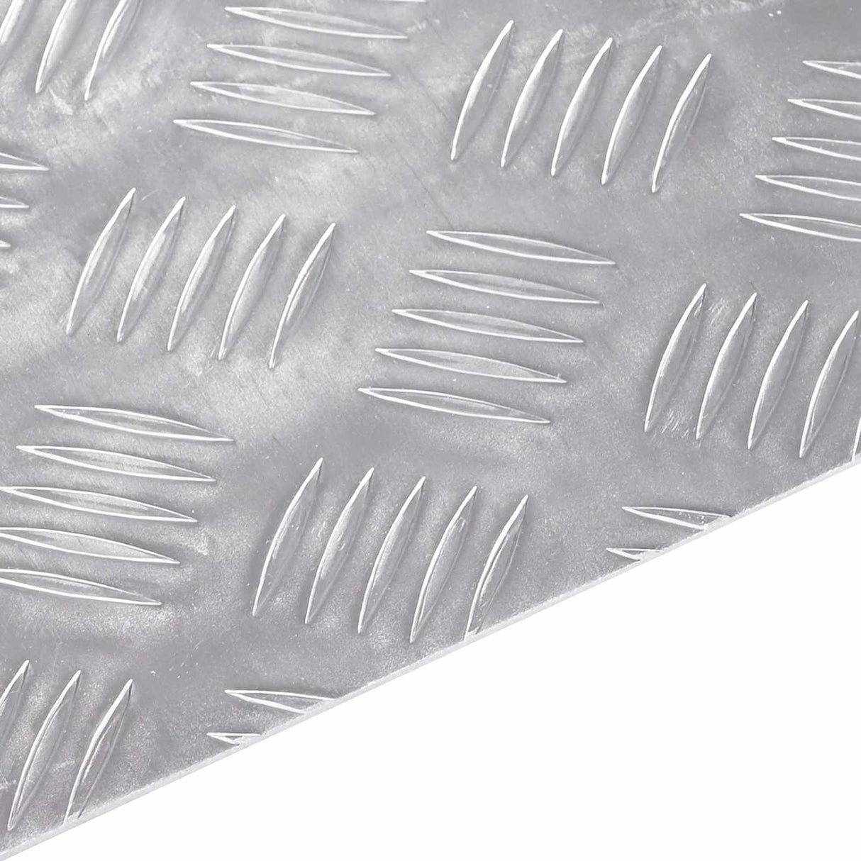 Vidaxl trap tread rechthoekig 4 pcs zilver 40 x 30 cm aluminium