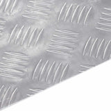 Vidaxl trap tread rechthoekig 4 pcs zilver 40 x 30 cm aluminium