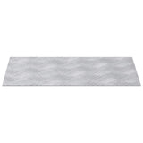 Vidaxl trap tread rechthoekig 4 pcs zilver 40 x 30 cm aluminium