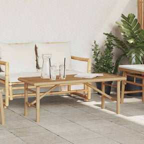 Vidaxl salontafel bruin 110 x 50 x 43 cm bamboe