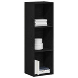 Vidaxl boekenkast zwart eiken 36x30x114 cm bewerkt hout