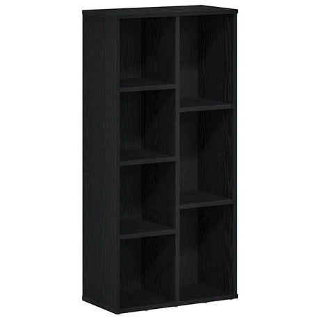 Vidaxl boekenkast 50x25x104 cm bewerkt hout zwart eikenkleurig