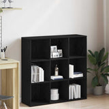 Vidaxl boekenkast zwart eiken 98x29x97,5 cm engineered wood