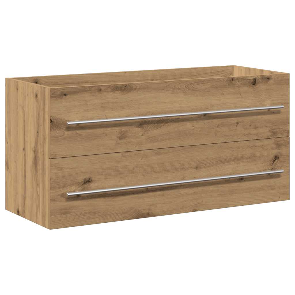Vidaxl badkamer wastafelkast artisan oak 100x38,5x48 cm engineered wood