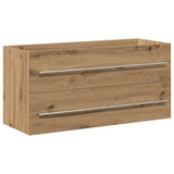 Vidaxl badkamer wastafelkast artisan oak 100x38,5x48 cm engineered wood