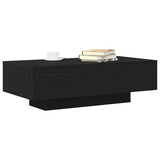 Vidaxl salontafel zwart eiken 100 x 49,5 x 31 cm bewerkt hout