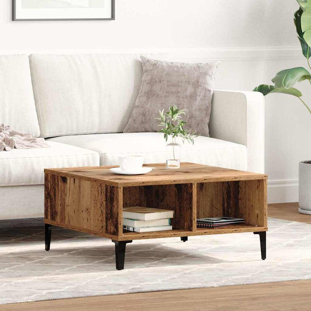 Vidaxl salontafel oud hout 60 x 60 x 30 cm