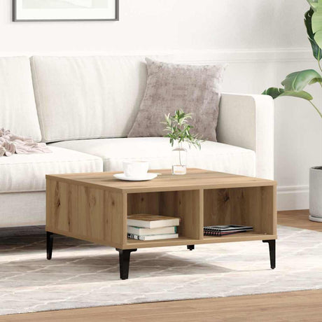 Vidaxl salontafel artisan eiken 60 x 60 x 30 cm