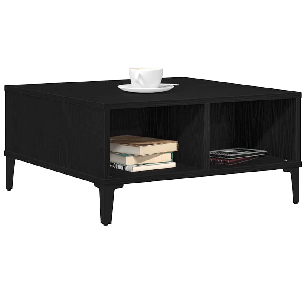 Vidaxl salontafel zwart eiken 60 x 60 x 30 cm