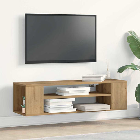 Vidaxl tv-kast 100 x 30 x 26,5 cm artisian oak bewerkt hout
