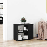 Vidaxl dressoir zwart eiken 60 x 30 x 50 cm bewerkt hout