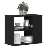 Vidaxl dressoir zwart eiken 60 x 30 x 50 cm bewerkt hout