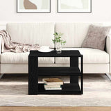 Vidaxl salontafel zwarte eik 58 x 58 x 40 cm geconstrueerd hout