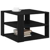 Vidaxl salontafel zwarte eik 58 x 58 x 40 cm geconstrueerd hout