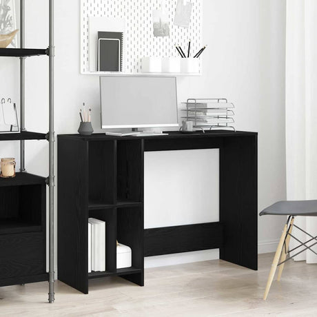 Vidaxl bureau zwart eiken bewerkt hout 102,5 x 35 x 75 cm