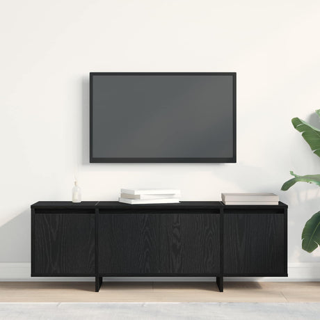 Vidaxl tv-kast 120 x 30 x 40,5 cm zwart eiken bewerkt hout