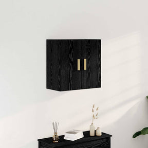 Vidaxl wandkast 60 x 30 x 60 cm bewerkt hout zwart eiken