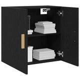 Vidaxl wandkast 60 x 30 x 60 cm bewerkt hout zwart eiken