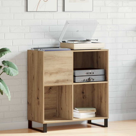 Vidaxl platenkast artisanaal eikenkleurig 84,5 x 38 x 89 cm