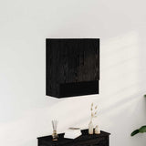 Vidaxl wandkast 60 x 31 x 70 cm bewerkt hout zwart eiken