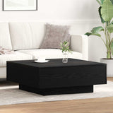 Vidaxl salontafel zwart eiken 80 x 80 x 31 cm