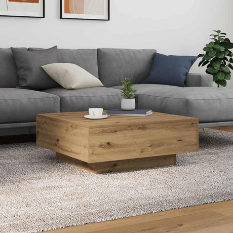 Vidaxl artisanaal eiken 80 x 80 x 31 cm bewerkt hout