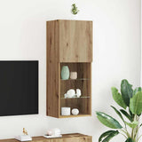 Vidaxl tv-meubelset 40,5 x 30 x 102 cm artisan eiken bewerkt hout