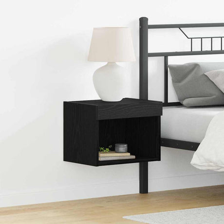 Vidaxl tv-meubelset 40 x 30 x 30 cm zwart eiken bewerkt hout