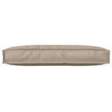 Vidaxl kussen taupe 80 x 40 x 12 cm oxford stof