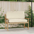 Vidaxl kussen oxford stof crème 120 x 50 x 12 cm