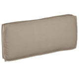 Vidaxl kussen taupe 120 x 50 x 12 cm oxford stof