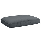 Vidaxl kussen antraciet 120 x 80 x 12 cm oxford stof