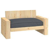 Vidaxl kussen antraciet 120 x 80 x 12 cm oxford stof