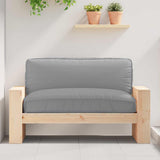 Vidaxl kussen grijs 120 x 80 x 12 cm oxford stof