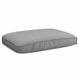 Vidaxl kussen grijs 120 x 80 x 12 cm oxford stof