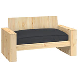 Vidaxl kussen zwart 120 x 80 x 12 cm oxford stof