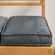 Vidaxl kussen 2 st oxford stof antraciet 40 x 40 x 8 cm