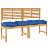 Vidaxl kussen 4 pcs koninklijk blauw 40 x 40 x 8 cm oxford stof