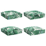 Vidaxl kussen blad 4 pcs bladpatroon 40 x 40 x 8 cm oxford stof
