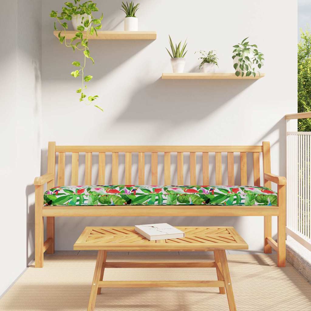 Vidaxl palet kussen tropische jungle 200 x 40 x 8 cm oxford stof