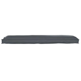 Vidaxl pallet kussen set 2 pcs antraciet 150 x 40 x 8 cm oxford stof